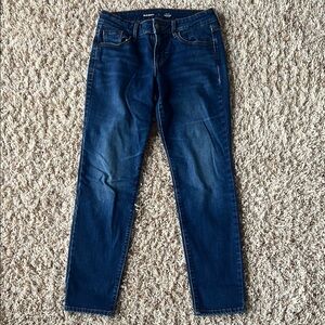 Old Navy Women's Dark Blue Straight Leg Jeans